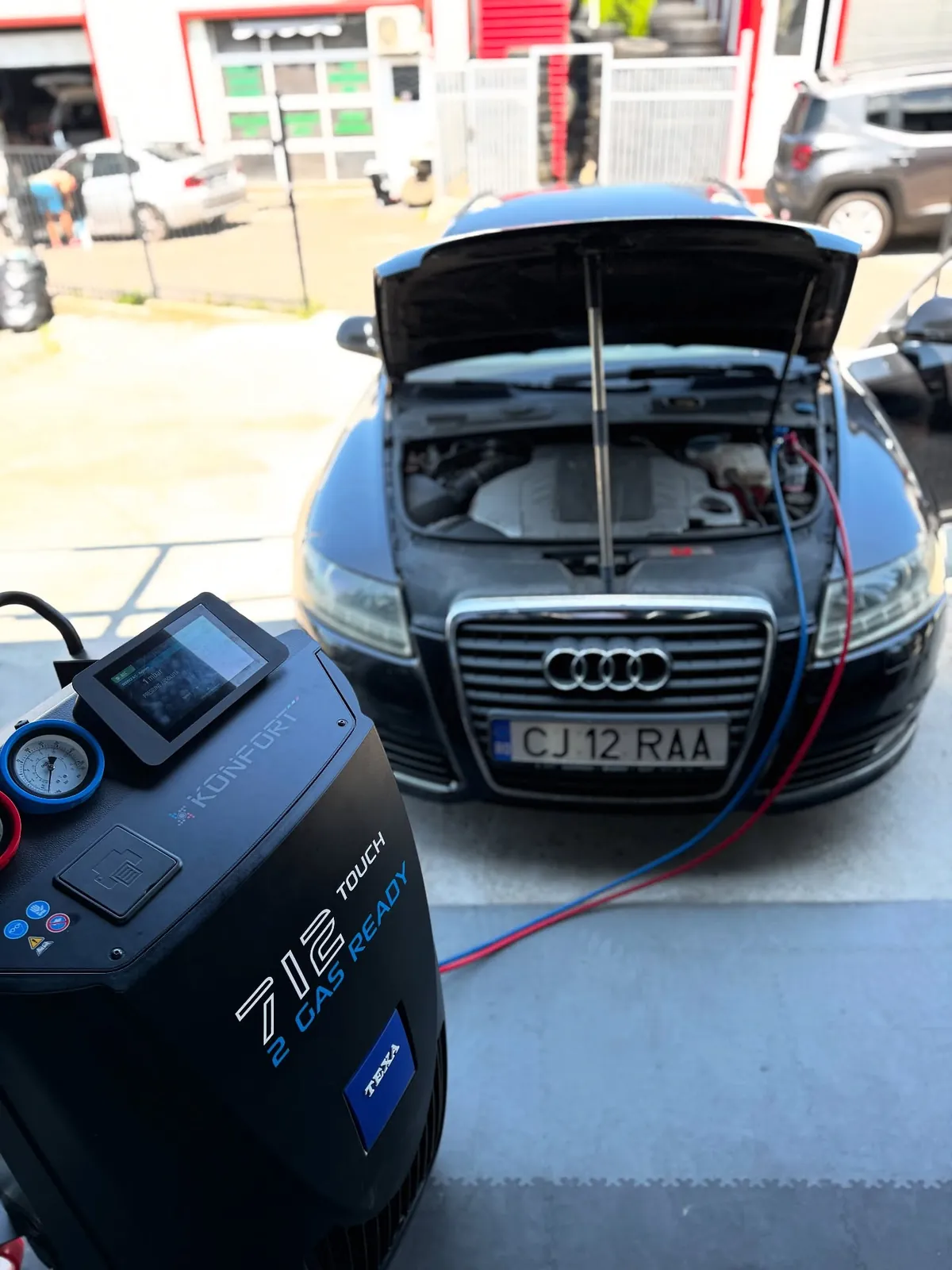 Audi A6 | Reîncărcare freon Cluj-Napoca Reîncărcare freon Audi A6 în Cluj-Napoca la Quik Detailing (gaz R134a)