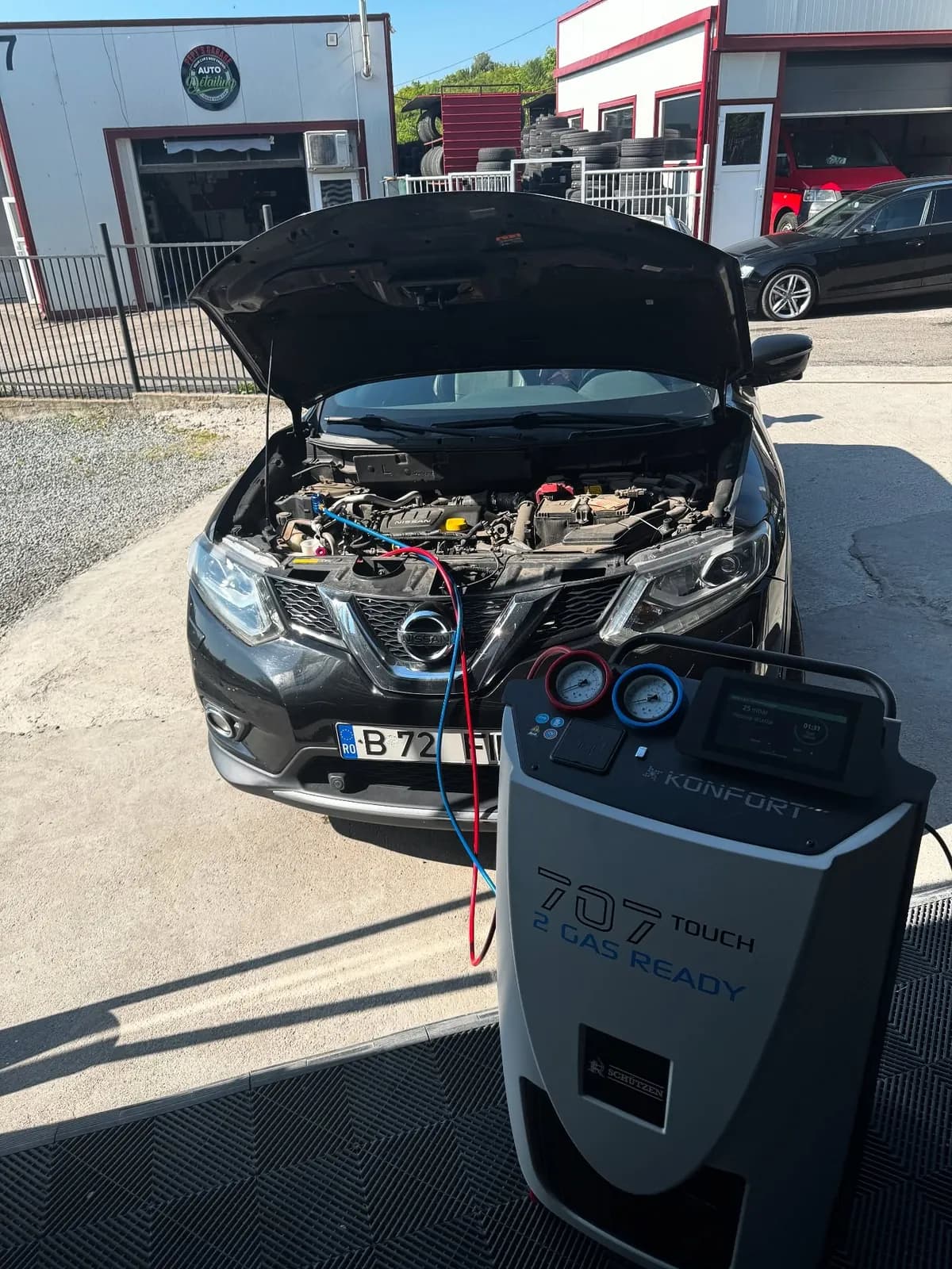 Nissan Qashqai | Reîncărcare freon Cluj-Napoca Reîncărcare freon Nissan Qashqai în Cluj-Napoca la Quik Detailing (gaz R1234yf)