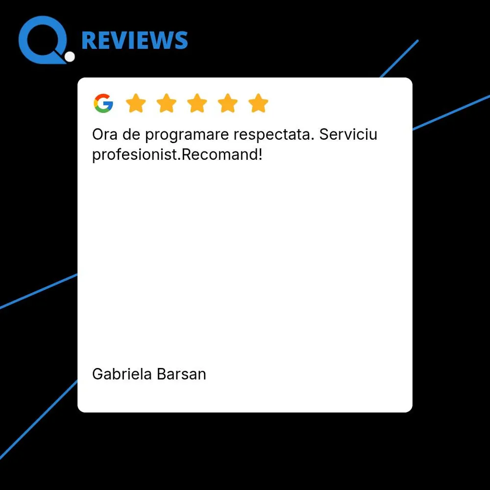 Recenzie Google verificată, Quik Detailing Cluj