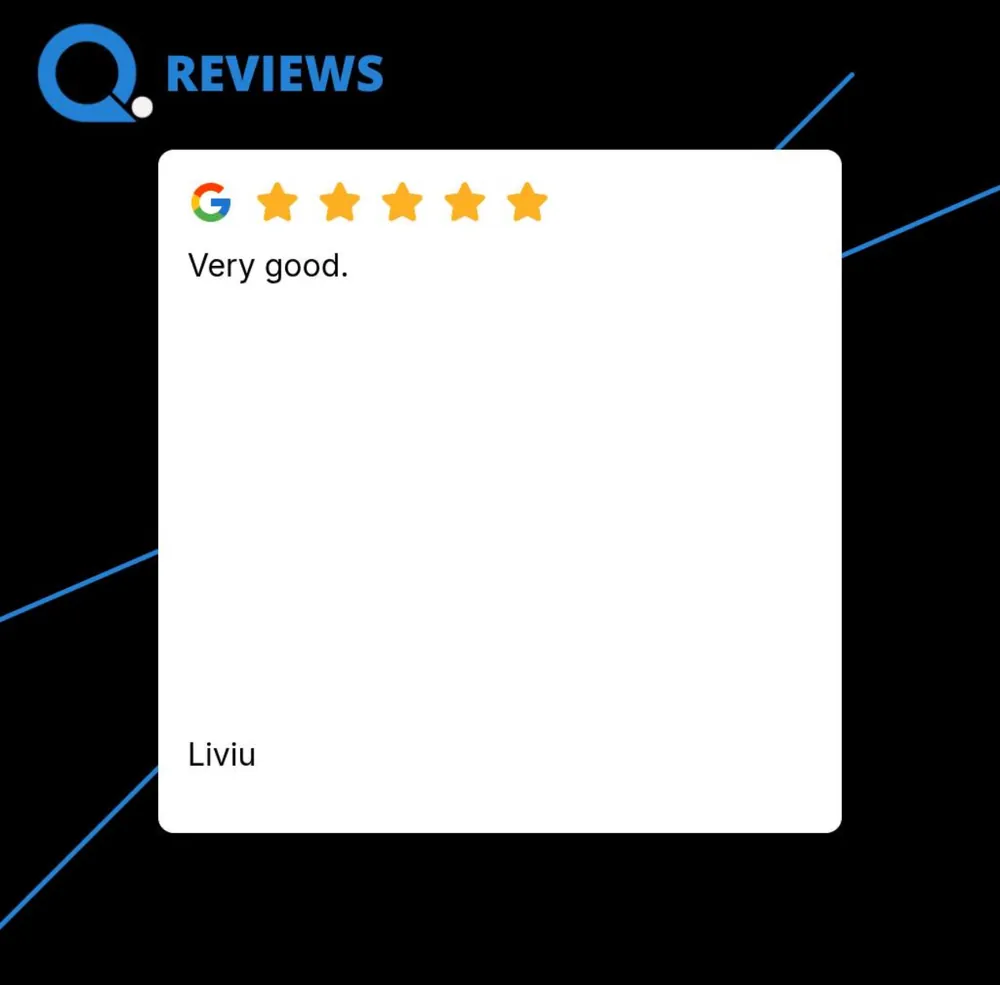 Recenzie Google verificată, Quik Detailing Cluj